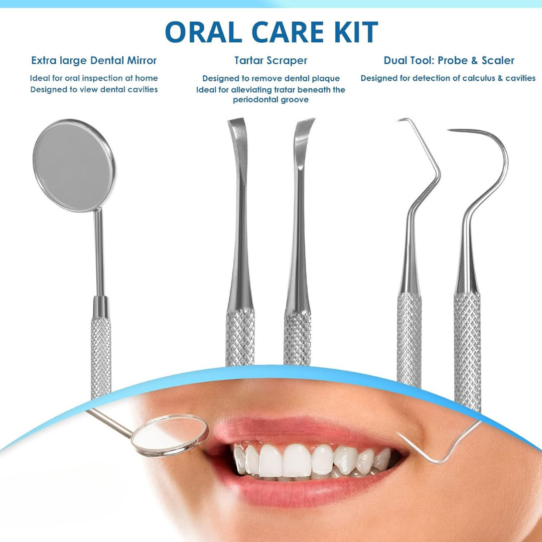 Dental Care | Stainless Steel Plaque Remover Kit