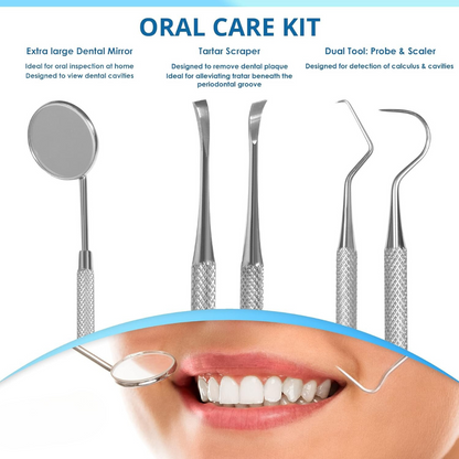 Dental Care | Stainless Steel Plaque Remover Kit