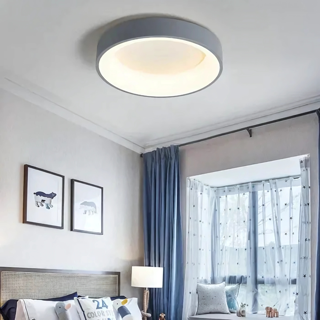 Contemporary Round LED Ceiling Light Fixture