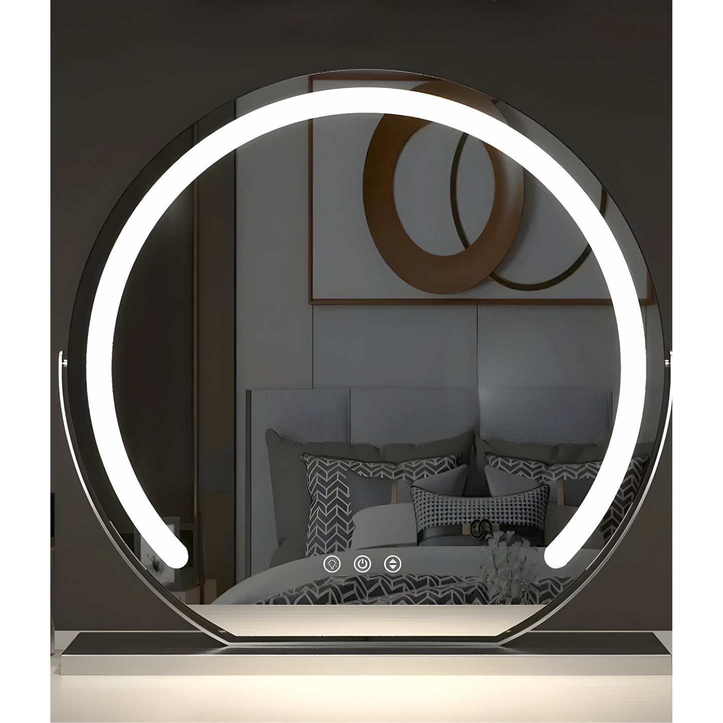 Bright LED Vanity Mirror with Adjustable Lighting