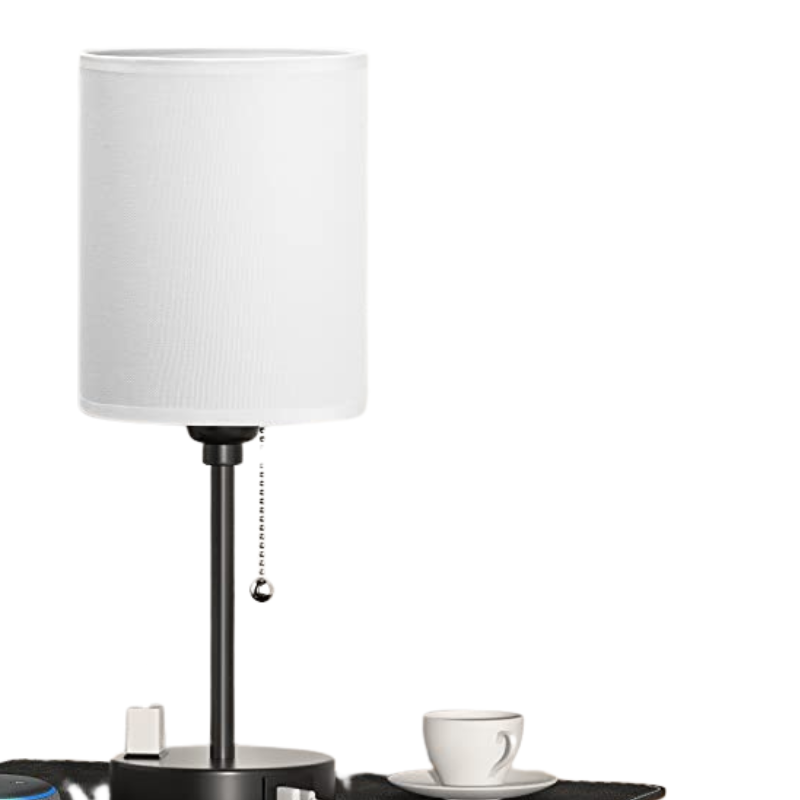 Smart Table Lamp with USB Charging and Color Options