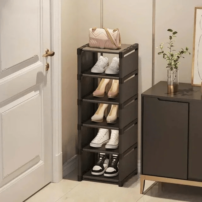 Space Saving Stackable Shoe Organizer Rack