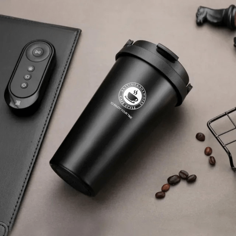 Thermal Stainless Steel Travel Cup 500ml Spill Proof - Cofik