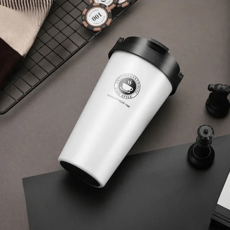 Thermal Stainless Steel Travel Cup 500ml Spill Proof