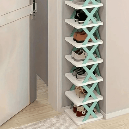 Space Saving Stackable Shoe Rack Cabinet