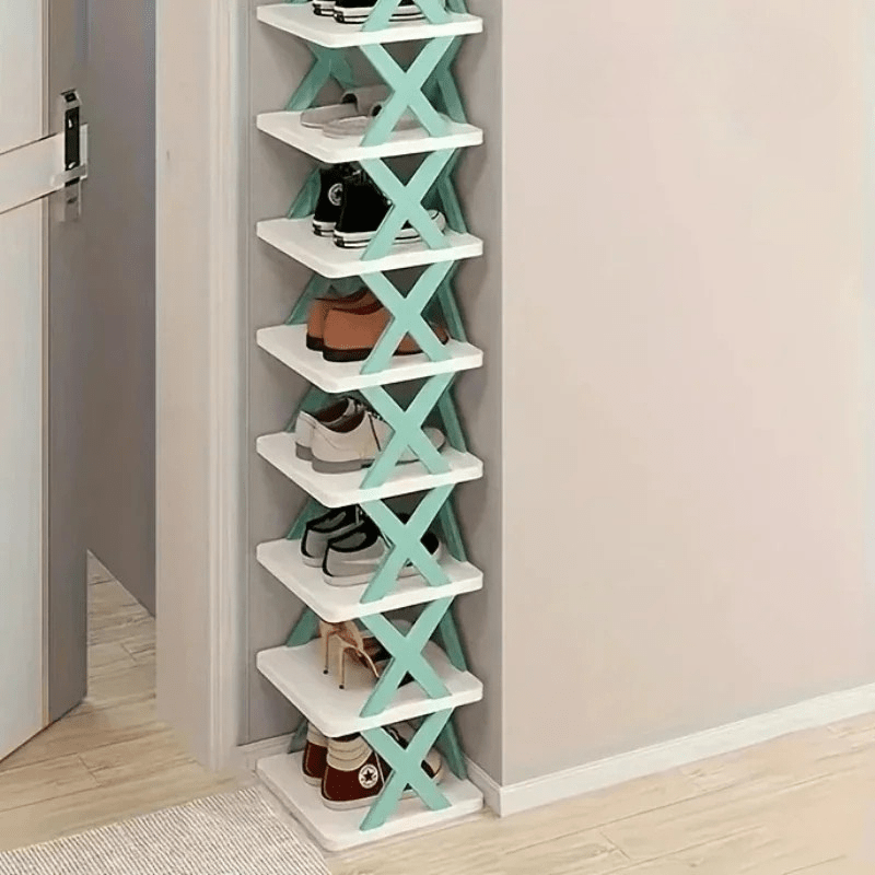 Space Saving Stackable Shoe Rack Cabinet