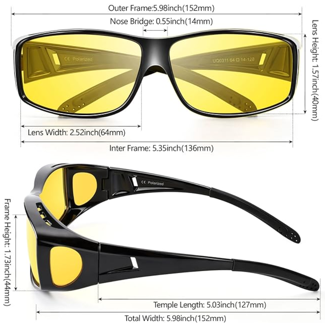 Polarized Night Vision Driving Glasses