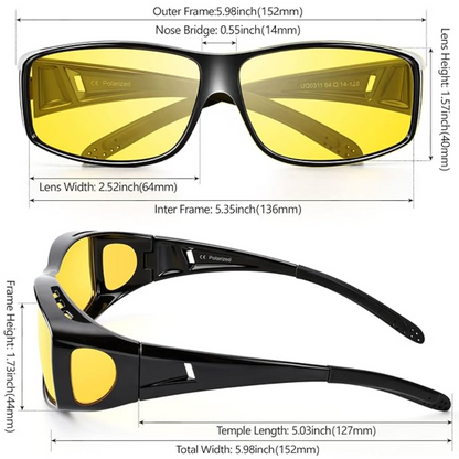 Polarized Night Vision Driving Glasses