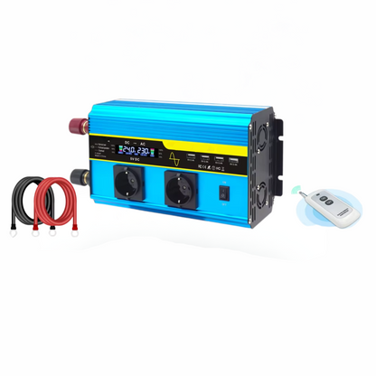 4000W Pure Sine Wave Inverter 12V/24V to 110V/220V Converter - Cofik