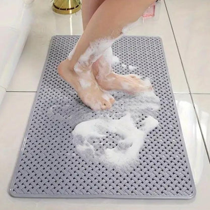 Grip Bathroom Mat with Suction Cups - Anti Slip Shower Mat