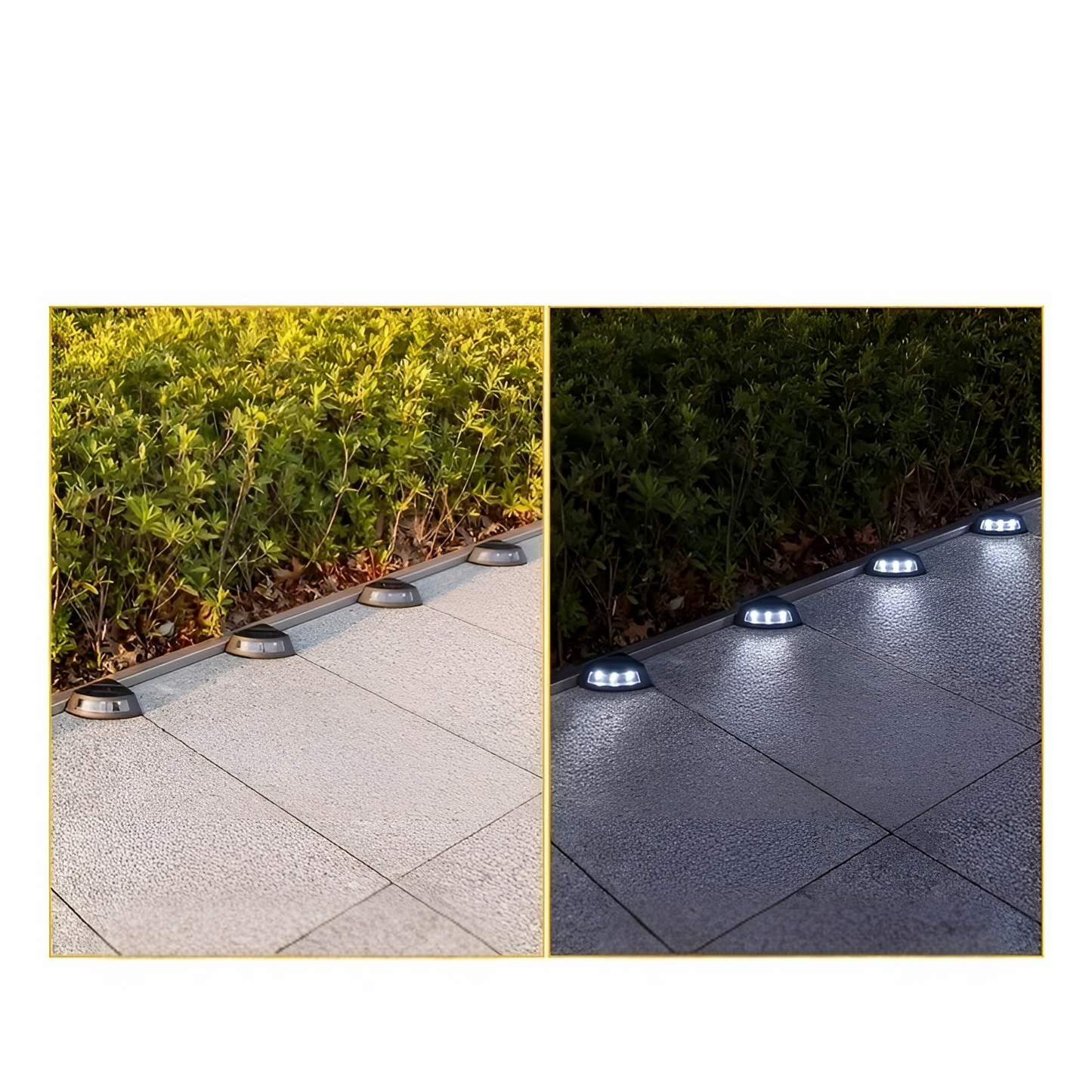 Outdoor Solar Path Lights 4 Pack Waterproof