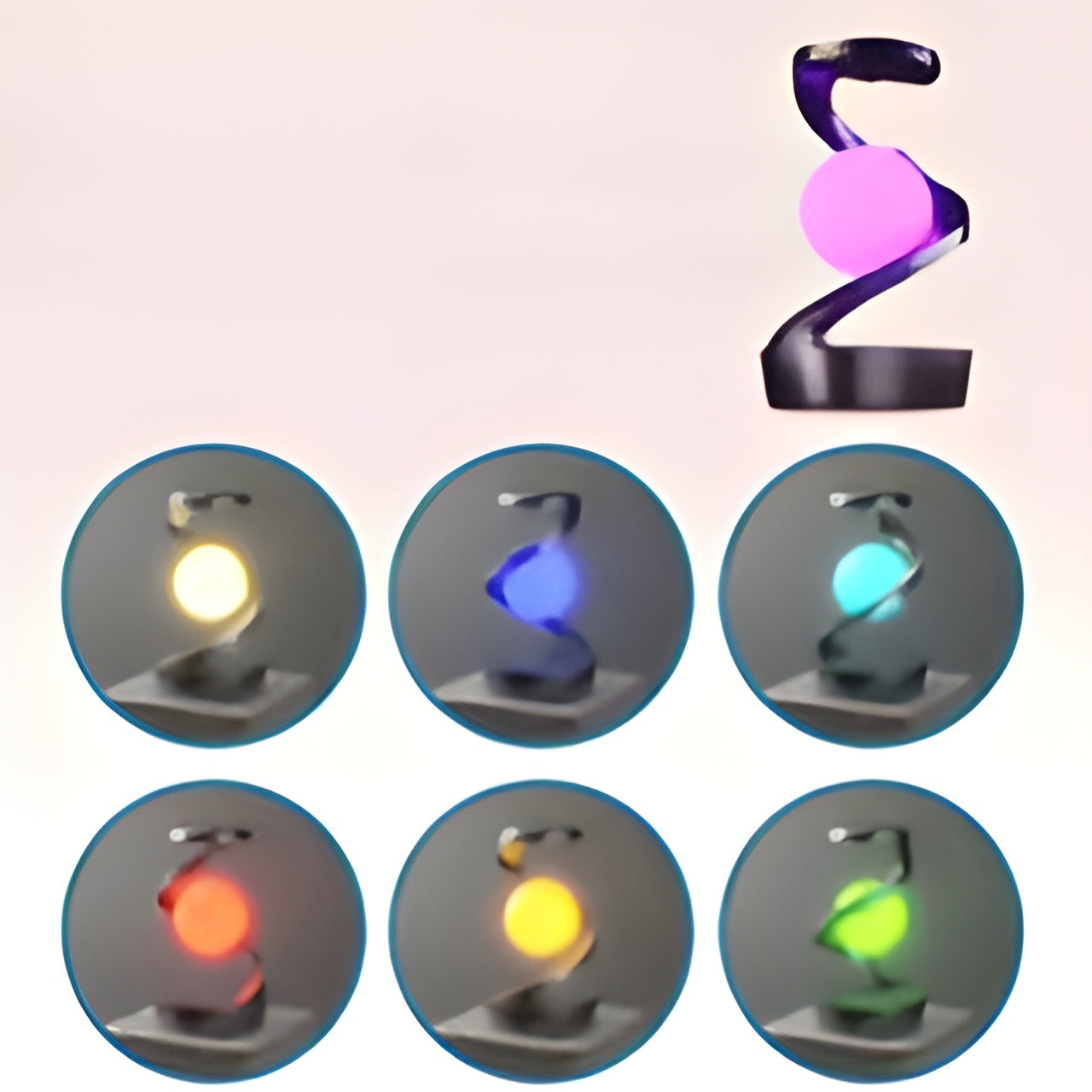 Modern Wireless Charging Table Lamp