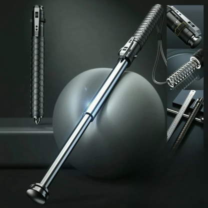 Tactical Folding Walking Stick for Hiking Safety