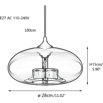 Stylish Glass Hanging Light