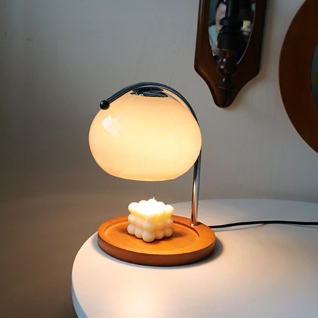 Vintage Style Glass Table Lamp