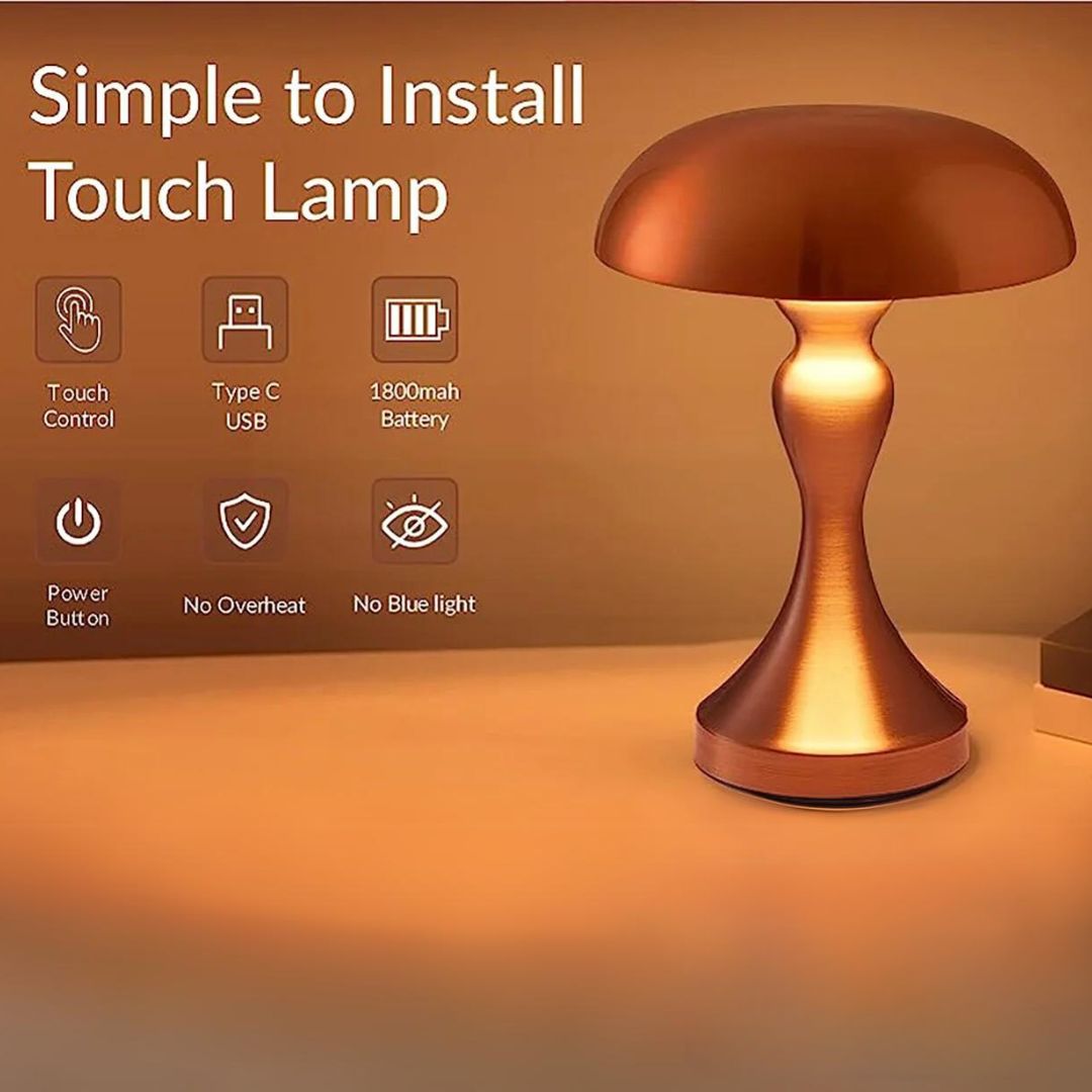 Elegant Floral Desk Lamp