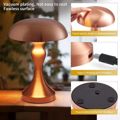 Elegant Floral Desk Lamp