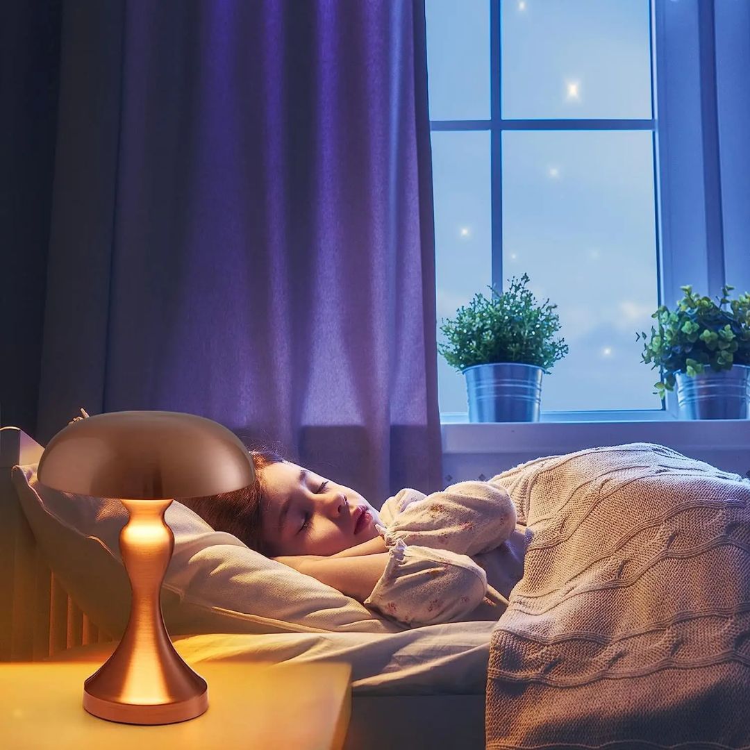 Elegant Floral Desk Lamp