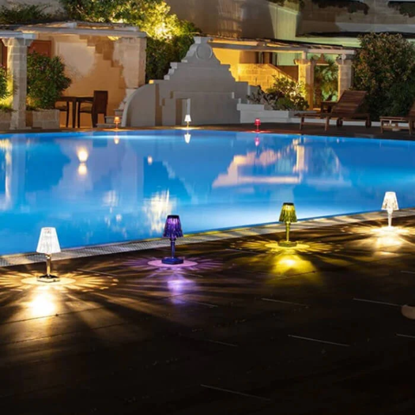 Luxury Glass Table Lamp