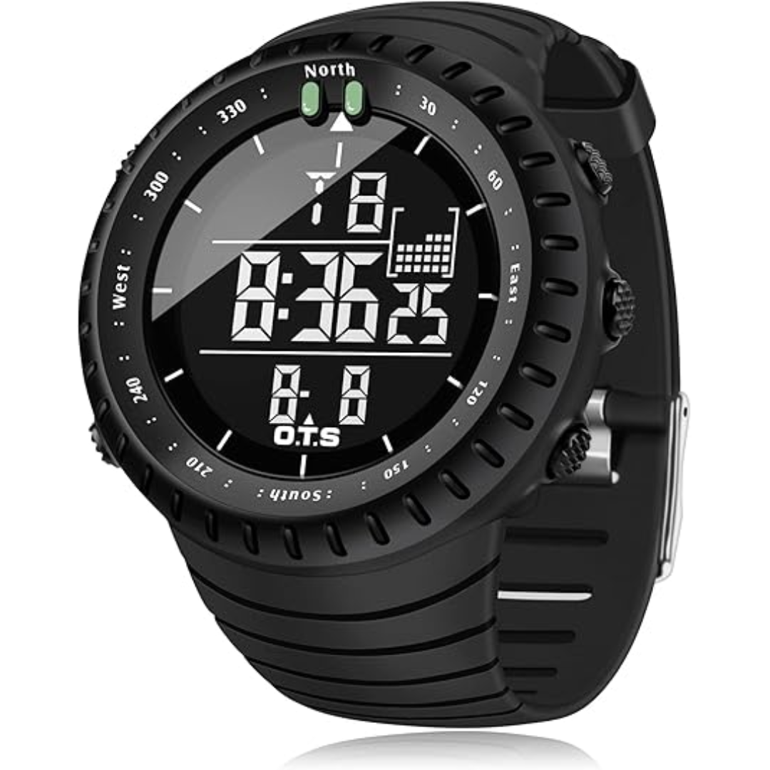 Rugged Waterproof Men's Digital LED Watch - Cofik