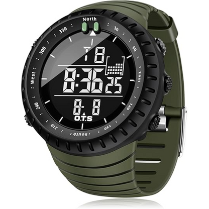 Rugged Waterproof Men's Digital LED Watch