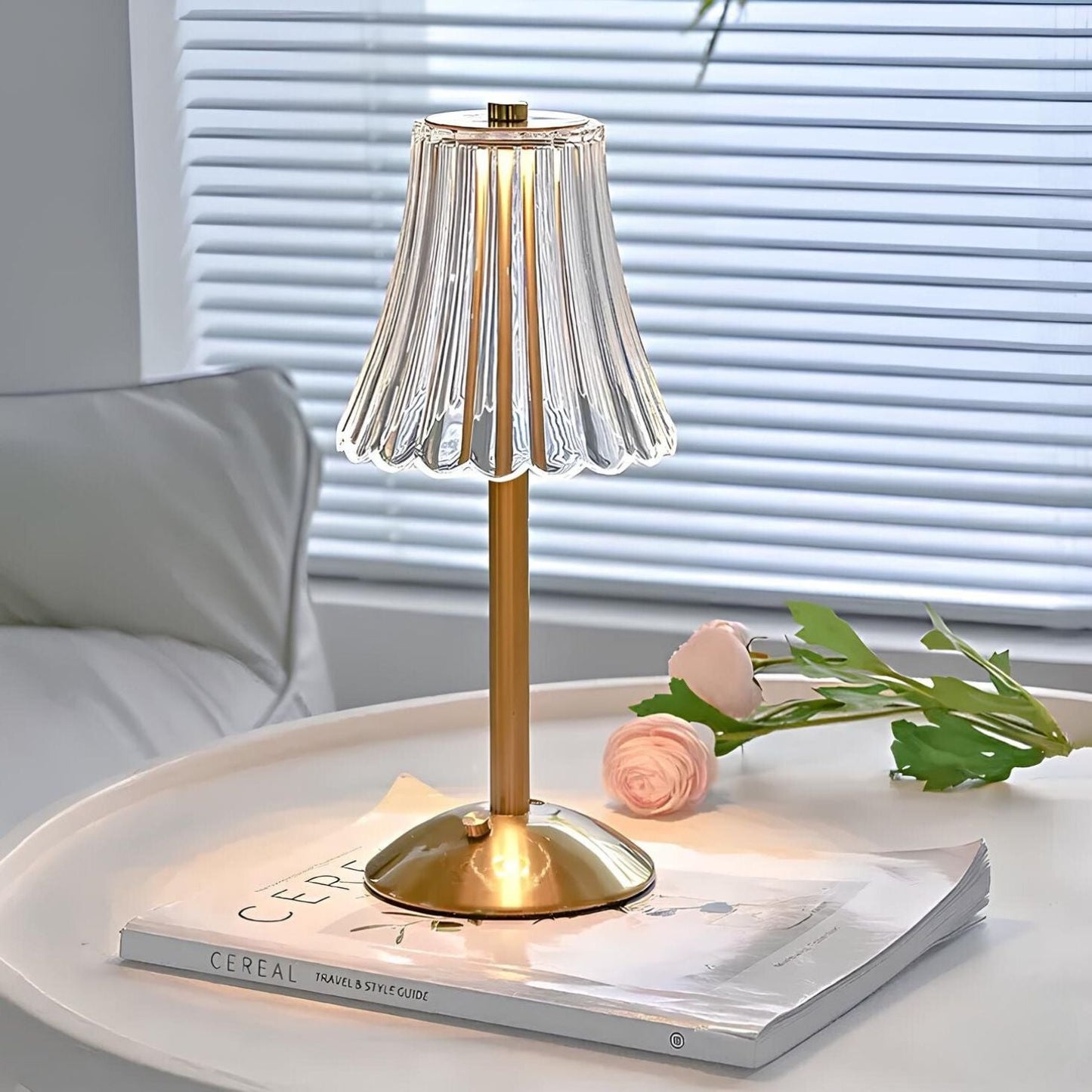 Portable LED Table Lamp with Soft Glow