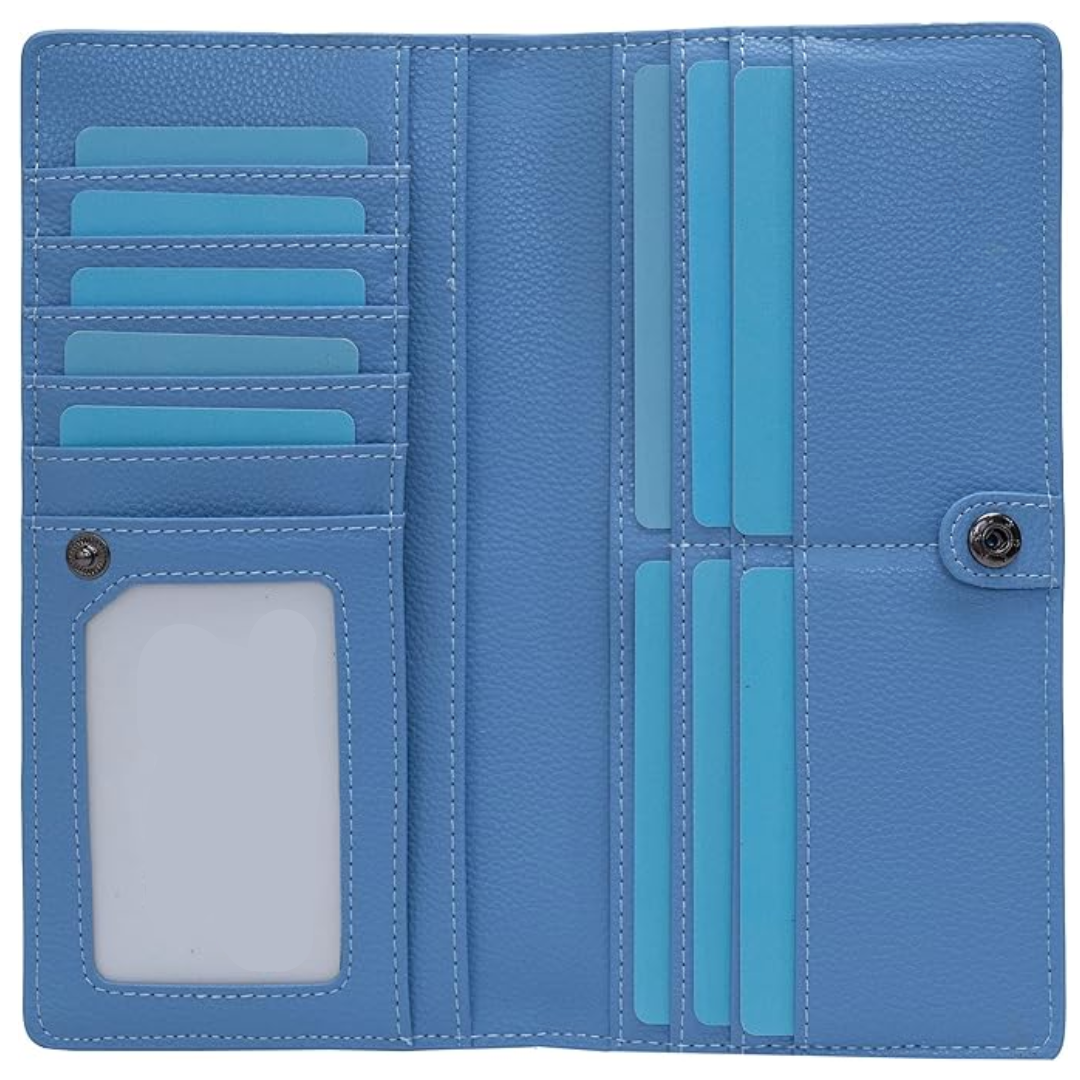 Slim Protective Leather Wallet Card Holder