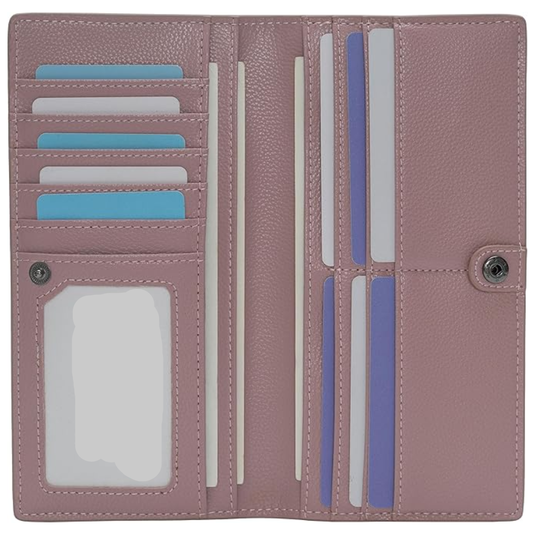 Slim Protective Leather Wallet Card Holder