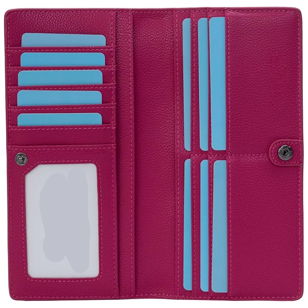 Slim Protective Leather Wallet Card Holder
