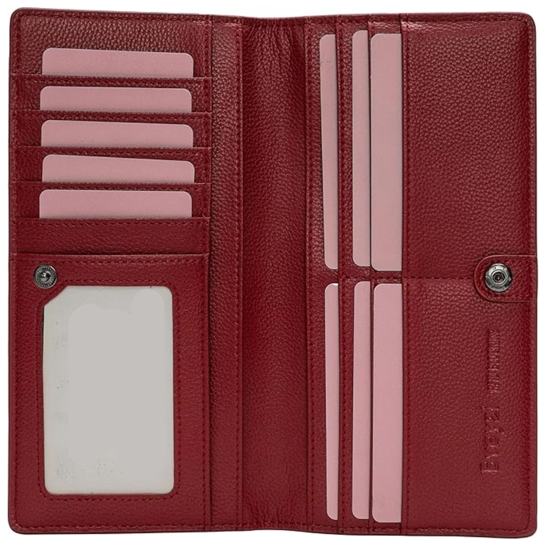 Slim Protective Leather Wallet Card Holder