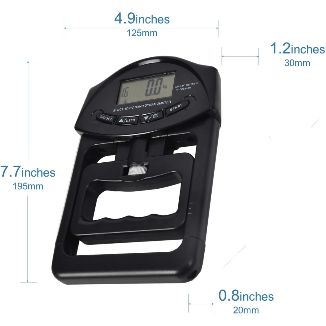 Accurate Portable Grip Strength Tester Up to 120kg