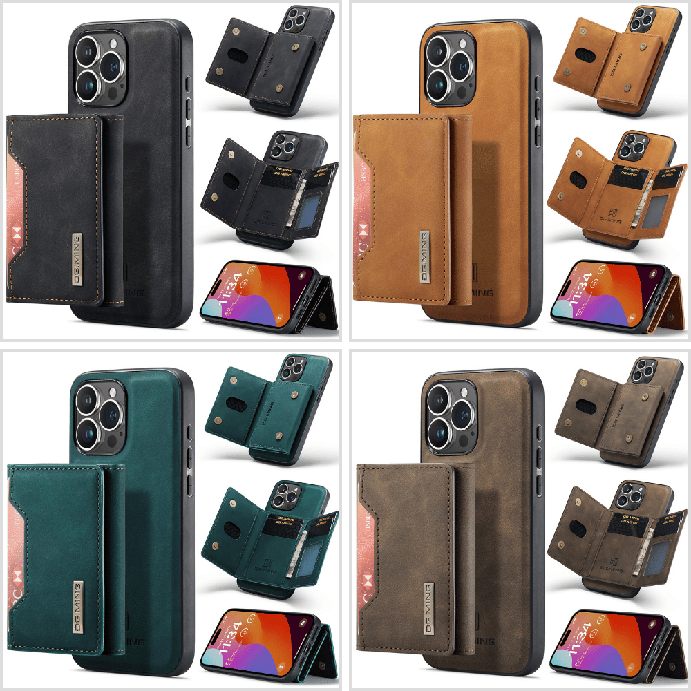Phone Case with Removable Wallet for iPhone