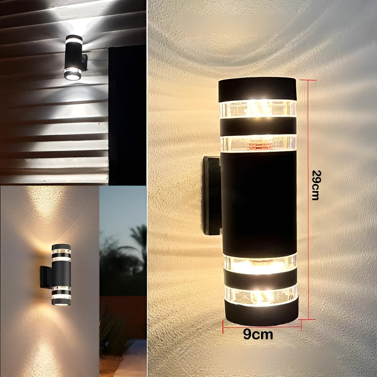 Outdoor LED Wall Lamp - Waterproof Up Down Light