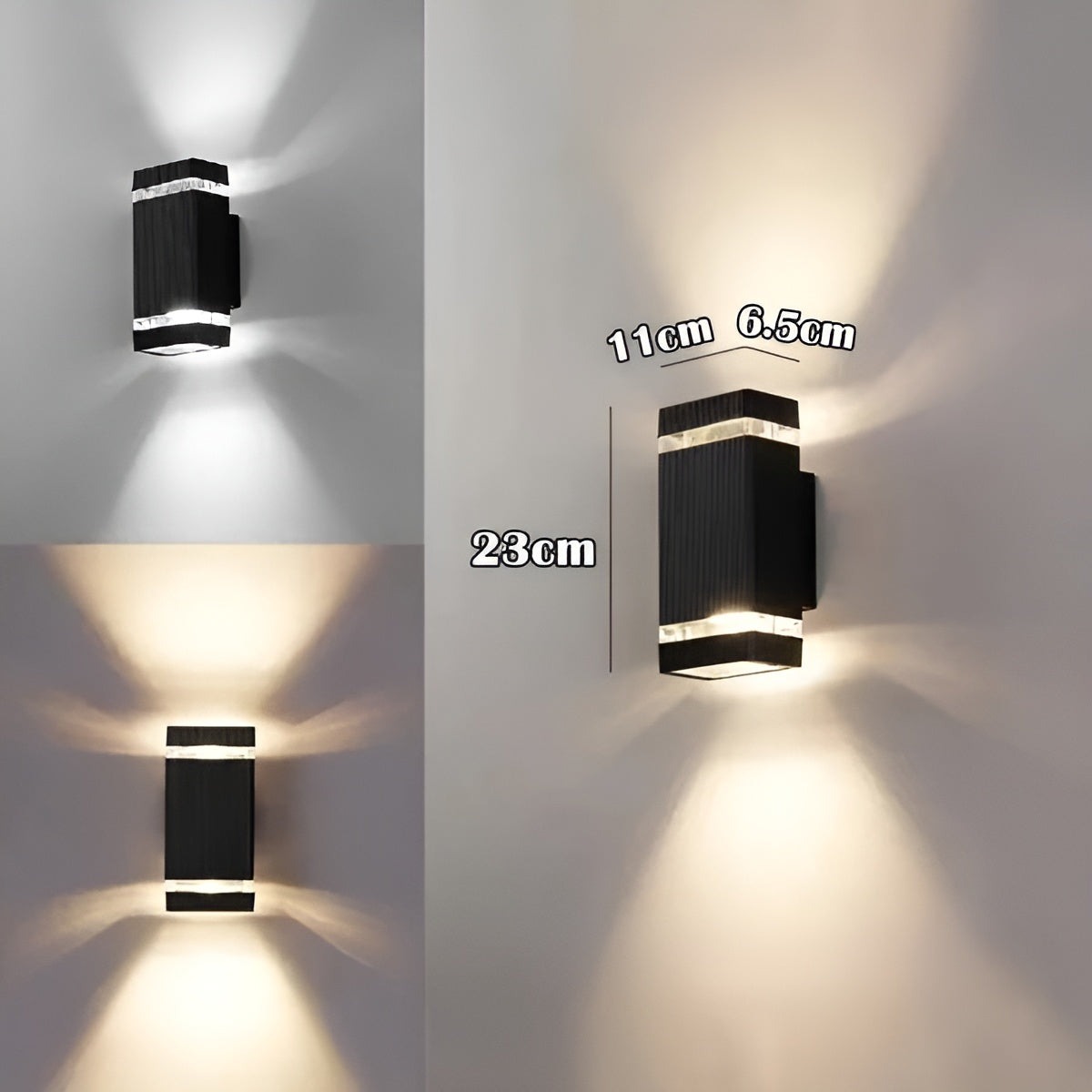 Outdoor LED Wall Lamp - Waterproof Up Down Light