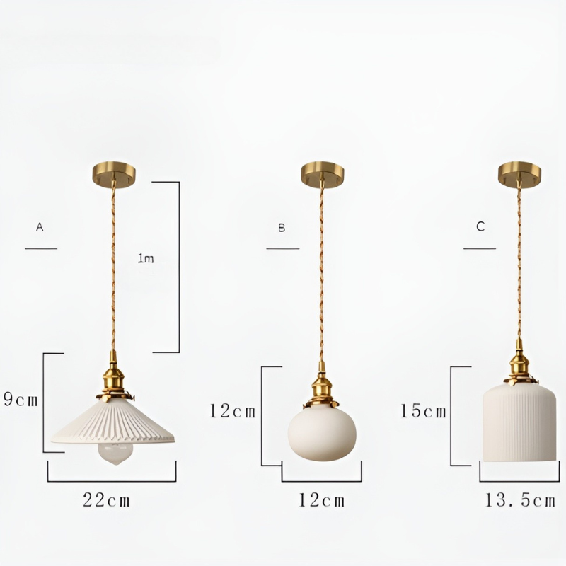 Classic Ceramic Pendant Lamp