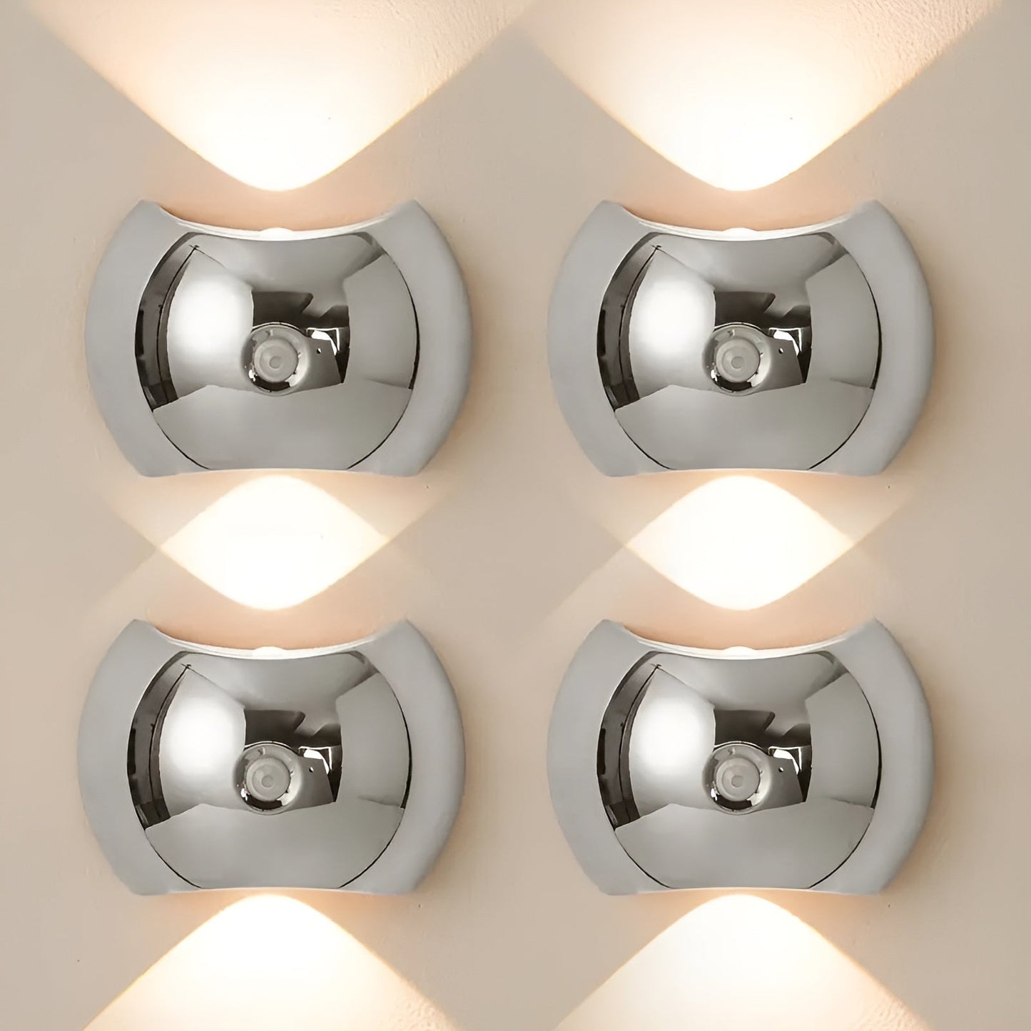 Smart Motion Sensor LED Wall Light with Dual Heads
