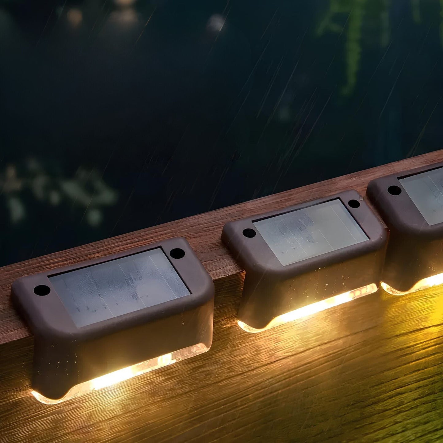 Outdoor Waterproof Solar Powered Step Lamp