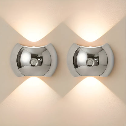 Smart Motion Sensor LED Wall Light with Dual Heads