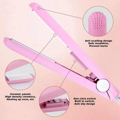 Compact Ceramic Curl and Flat Iron