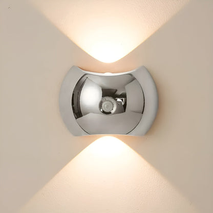 Smart Motion Sensor LED Wall Light with Dual Heads