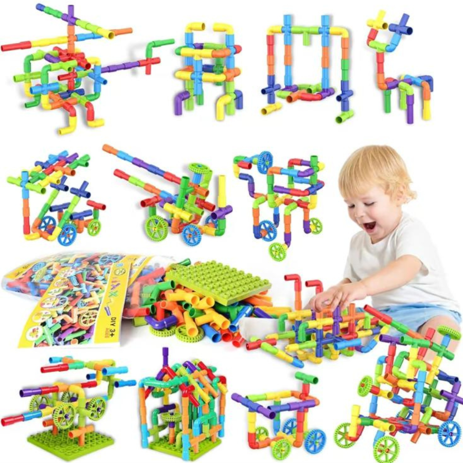 Fun Kids Construction Toy Block Set - Cofik