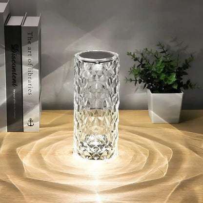Touch Control Glass Desk Lamp