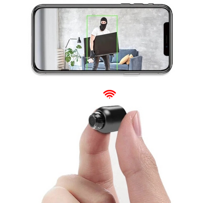 Compact Spy Cam with Audio for Home Security