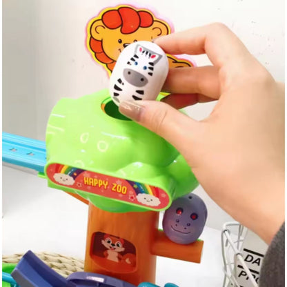 Fun Animal Playset with Slides and Figures