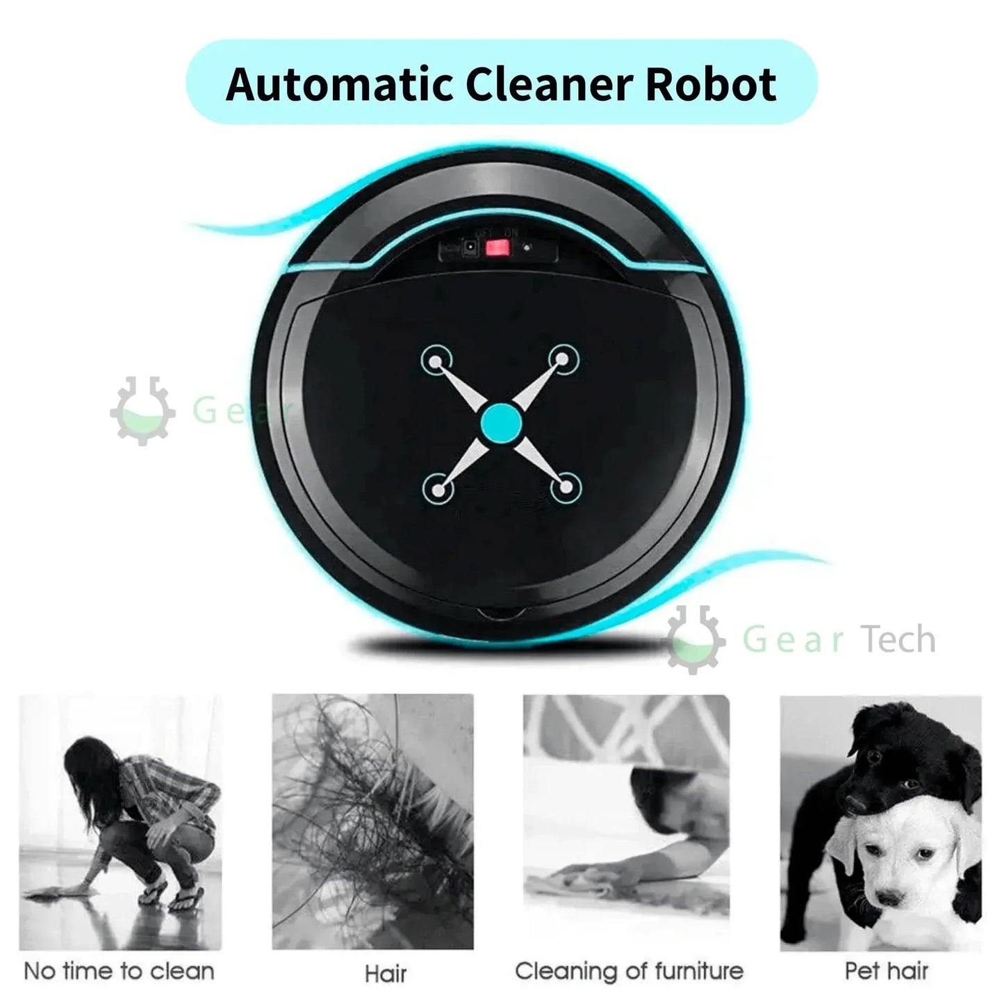 Smart Robot Vacuum Cleaner with Mop Function