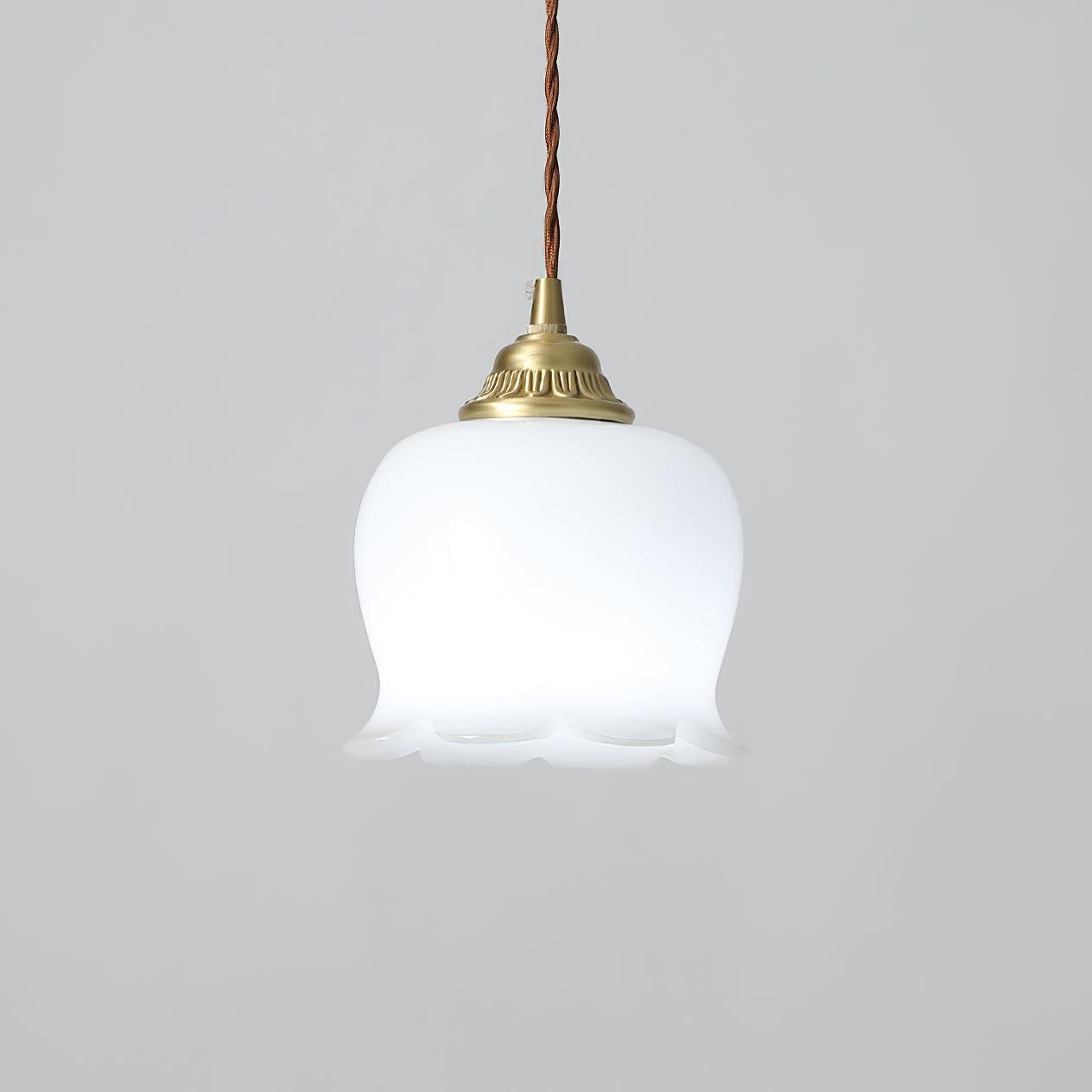 Rustic Floral Hanging Drop Lamp - Cofik