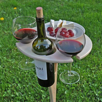 Portable Folding Wine Picnic Table - Cofik