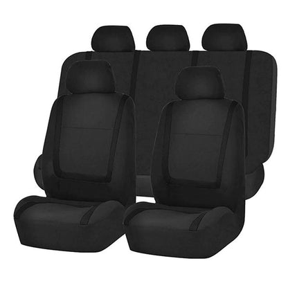 Premium 9pc Car Seat Cover Set - Universal Fit, Breathable