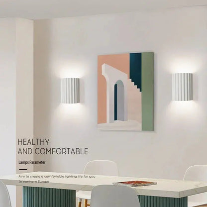 Modern Glossy Resin Wall Lamp