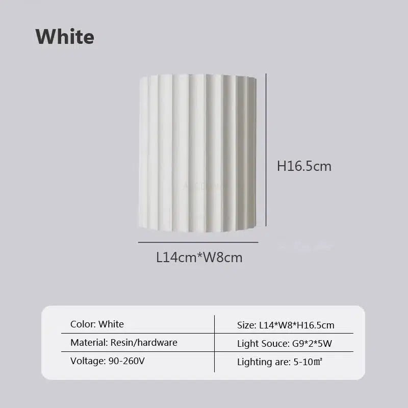 Modern Glossy Resin Wall Lamp - Cofik